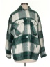 Zara Plaid Green Coat Size XS - photo 1