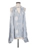 Free People 100% Rayon Gray Sleeveless Blouse Size XS - photo 1