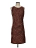 MICHAEL Michael Kors Tweed Brown Cocktail Dress Size S - photo 1
