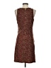 MICHAEL Michael Kors Tweed Brown Cocktail Dress Size S - photo 2