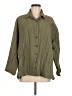 Unbranded Green 3/4 Sleeve Button-Down Shirt Size M - photo 1