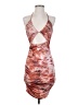 Shein Tie-dye Orange Cocktail Dress Size 4 - photo 1