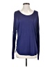 Gold Hawk Blue Long Sleeve Top Size S - photo 1