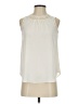 Ann Taylor 100% Polyester Ivory Sleeveless Blouse Size XS - photo 1