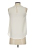 Ann Taylor 100% Polyester Ivory Sleeveless Blouse Size XS - photo 2