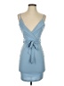Style Rack Solid Blue Cocktail Dress Size S - photo 1