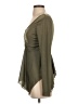 Shein Green Long Sleeve Blouse Size 2 - photo 5