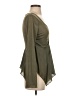 Shein Green Long Sleeve Blouse Size 2 - photo 4