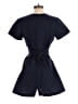 J.Crew 100% Cotton Solid Blue Romper Size 2 - photo 2