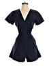 J.Crew 100% Cotton Solid Blue Romper Size 2 - photo 1