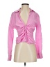 Zara Pink Long Sleeve Blouse Size S - photo 1