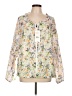 Stori. 100% Nylon Floral White Jacket Size 12 - photo 1