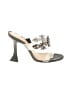 Schutz Ivory Black Sandals Size 7 - photo 1