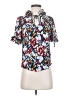 Odille 100% Rayon Blue Short Sleeve Blouse Size XXS (estimated) - photo 1