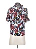 Odille 100% Rayon Blue Short Sleeve Blouse Size XXS (estimated) - photo 2