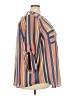 Torrid 100% Polyester Stripes Orange 3/4 Sleeve Blouse Size 4X Plus (4) - photo 4