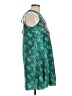 Judith March 100% Polyester Graphic Teal Cocktail Dress Size L - photo 4