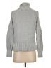 Lands' End 100% Cotton Gray Turtleneck Sweater Size S - photo 2