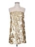 Aryn K. 100% Polyester Gold Cocktail Dress Size XS - photo 1