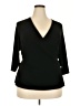 Leota Black 3/4 Sleeve Top Size 18 - 20 - photo 1