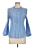 Gap Blue 3/4 Sleeve Blouse Size L - photo 1