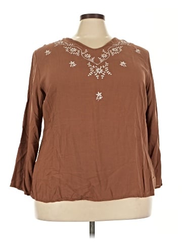 White Stag 3/4 Sleeve Blouse (view 1)