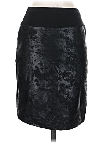 Laila Jayde Faux Leather Skirt (view 2)