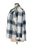 Preswick & Moore 100% Polyester Plaid Blue Long Sleeve Blouse Size 3X - photo 5