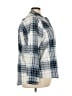 Preswick & Moore 100% Polyester Plaid Blue Long Sleeve Blouse Size 3X - photo 4