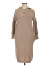 Unbranded 100% Polyester Tan Casual Dress Size L - photo 1