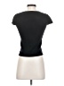 Carine Solid Black Short Sleeve Top Size 0 - photo 2
