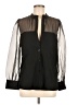 Unbranded 100% Polyester Black 3/4 Sleeve Blouse Size M - photo 1