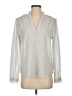 J.Crew 100% Cotton Silver Long Sleeve Blouse Size S - photo 1