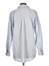 Ann Taylor LOFT 100% Cotton Stripes Blue Long Sleeve Button-Down Shirt Size L - photo 2