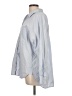 Ann Taylor LOFT 100% Cotton Stripes Blue Long Sleeve Button-Down Shirt Size L - photo 5