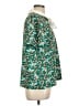 ModCloth 100% Polyester Green Short Sleeve Blouse Size L - photo 4