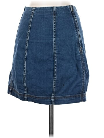 Free People Denim Skirt (view 2)