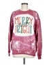 Gildan Print Pink Pullover Sweater Size M - photo 1