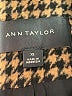 Ann Taylor Houndstooth Brown Coat Size XL - photo 6