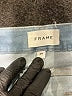 FRAME Chevron-herringbone Blue Jeans Size 29 waist - photo 7