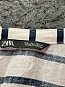 Zara Stripes Ivory Long Sleeve Blouse Size L - photo 7