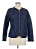 Luisa Spagnoli 100% Polyester Argyle Blue Jacket Size M - photo 1