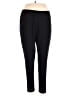 Woman Within Solid Black Track Pants Size 22 (1X) - photo 1