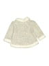 Little Wonders 100% Polyester Ivory Gray Cardigan Size 6-9 mo - photo 2