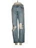 Ramy Brook 100% Cotton Hearts Blue Jeans Size 24 waist - photo 1