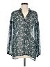 Joe Fresh Green Long Sleeve Blouse Size M - photo 1