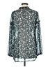 Joe Fresh Green Long Sleeve Blouse Size M - photo 2