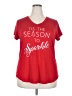 Apt. 9 Red Short Sleeve Top Size XXL - photo 1