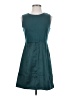 Pink Martini 100% Polyester Solid Teal Casual Dress Size S - photo 1