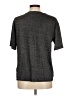Mod Ref Metallic Gray Short Sleeve Top Size M - photo 2
